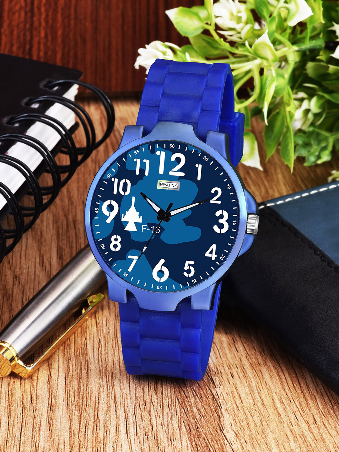 Gopal Shopcart Unisex Printed Dial & Straps Analogue Watch 3KANBLU-F16-D-CD_SH