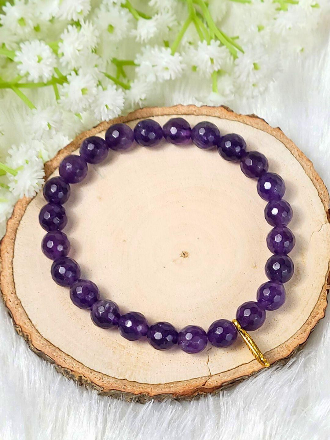 Calminds Unisex Amethyst Crystal Bracelet