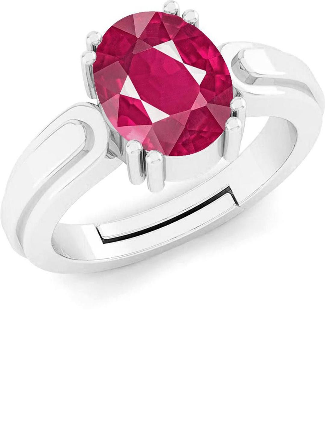 Sidharth Gems 925 strelling Silver Ring 9.00 KT Ring