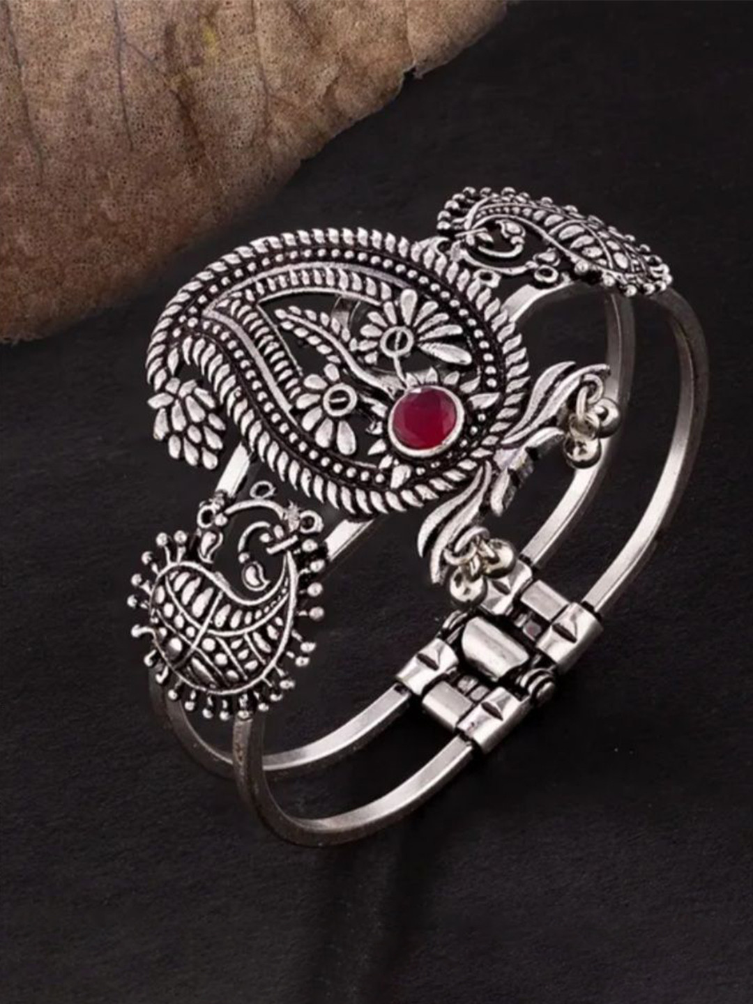 SANAA CREATIONS Unisex Silver-Plated Multistrand Bracelet