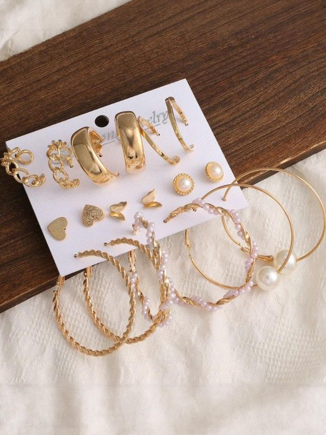 Arzonai Contemporary Hoop Earrings