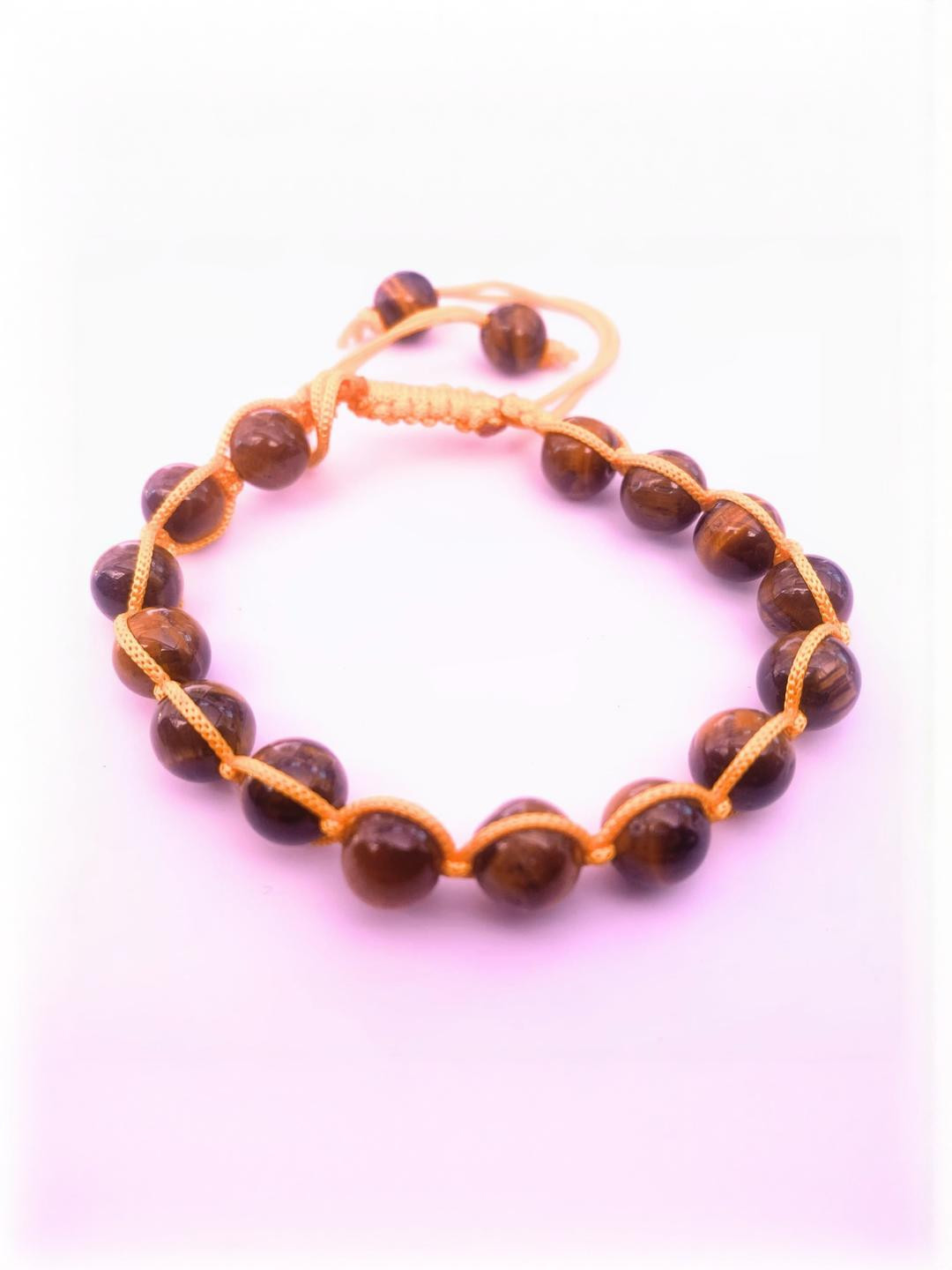 Apnisanskriti Unisex Tiger Eye Designer Stone Bracelet