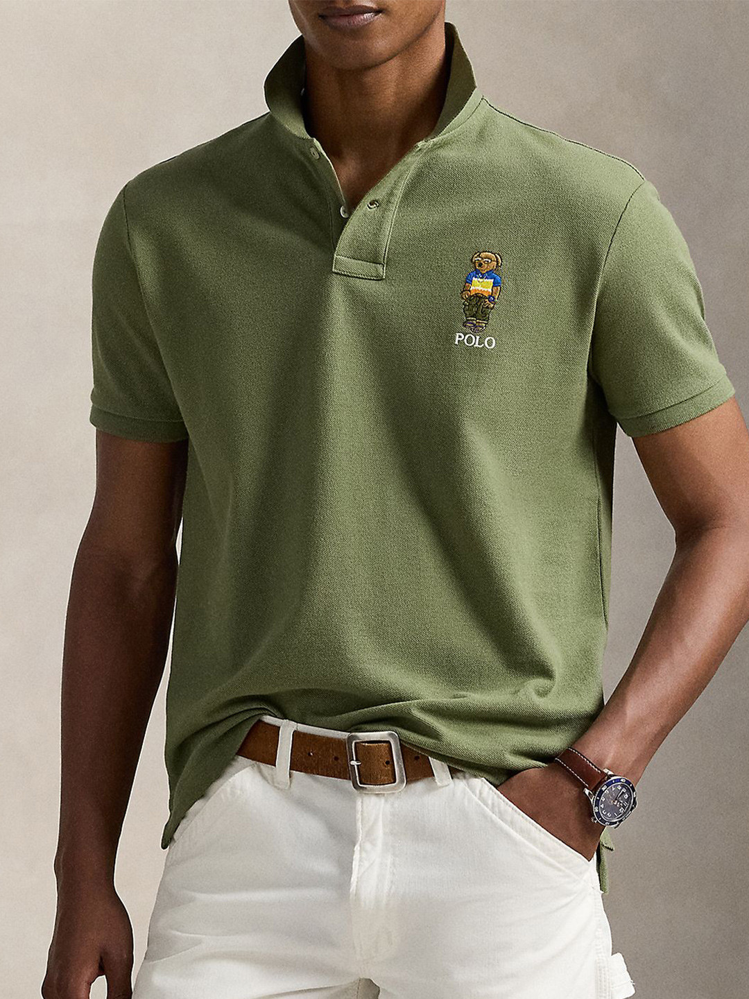 Polo Ralph Lauren Polo Collar Short Sleeves Regular Fit Pure Cotton T-Shirt