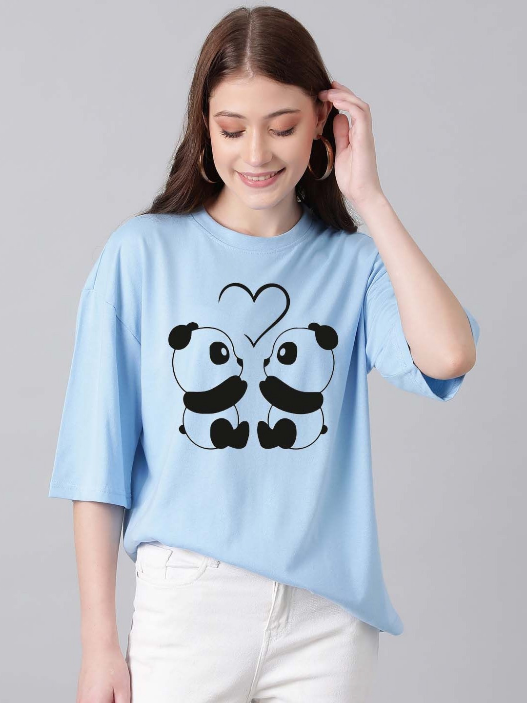 Stylecast X Kotty Women Graphic Printed Round Neck Cototon  T-shirt