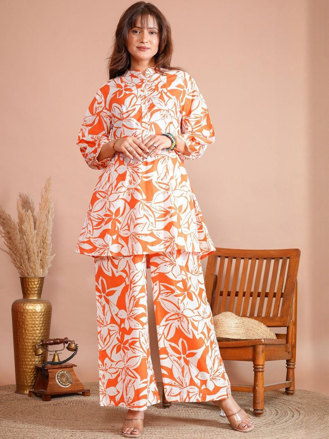 TISARA Women Bloom Pop Printed Co-ord Set