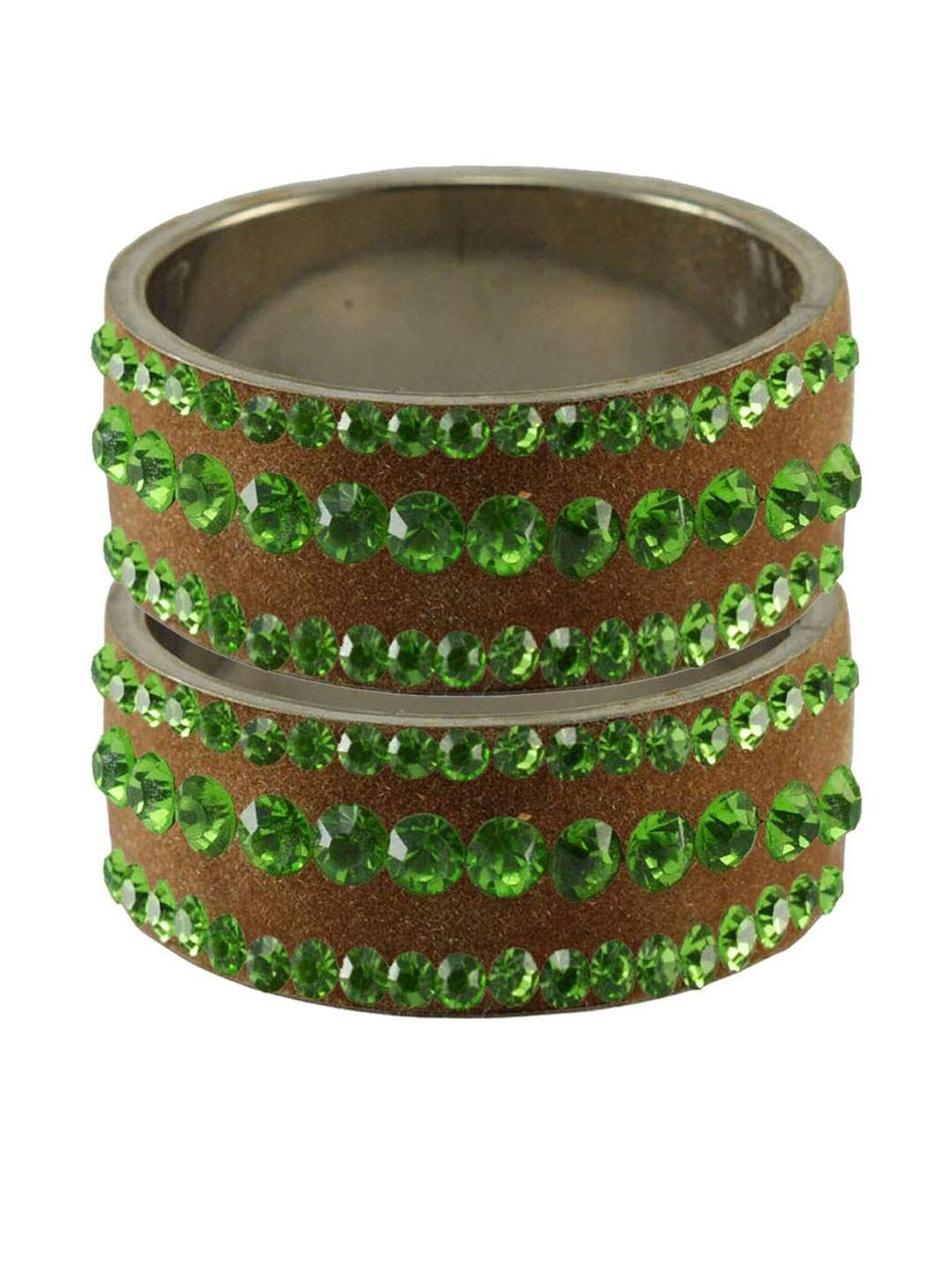 Vidhya Kangan Brown Bangle Set