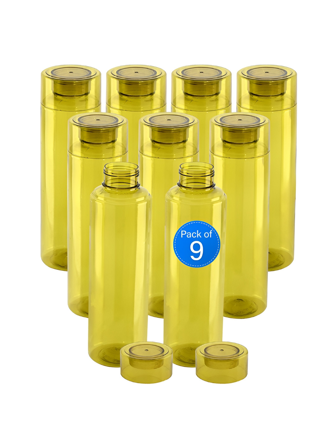 Aura Rembo Loose Green Solid Plastic Spill Proof 9 Piece Water Bottle - 1L