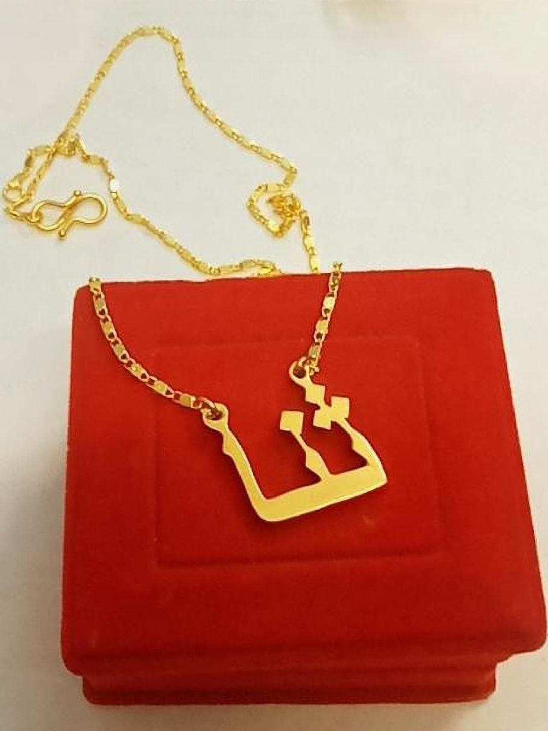 SR Export Gold-Plated Geometric Pendants