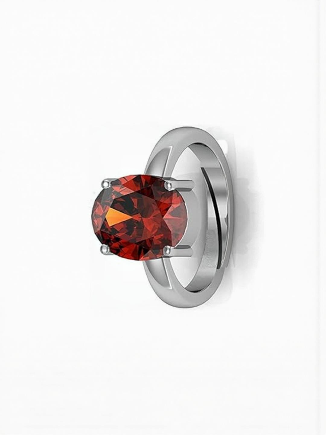 Sidharth Gems 10.25 Ratti 9.00 KT Gomed Hessonite Stone Ring Finger Ring