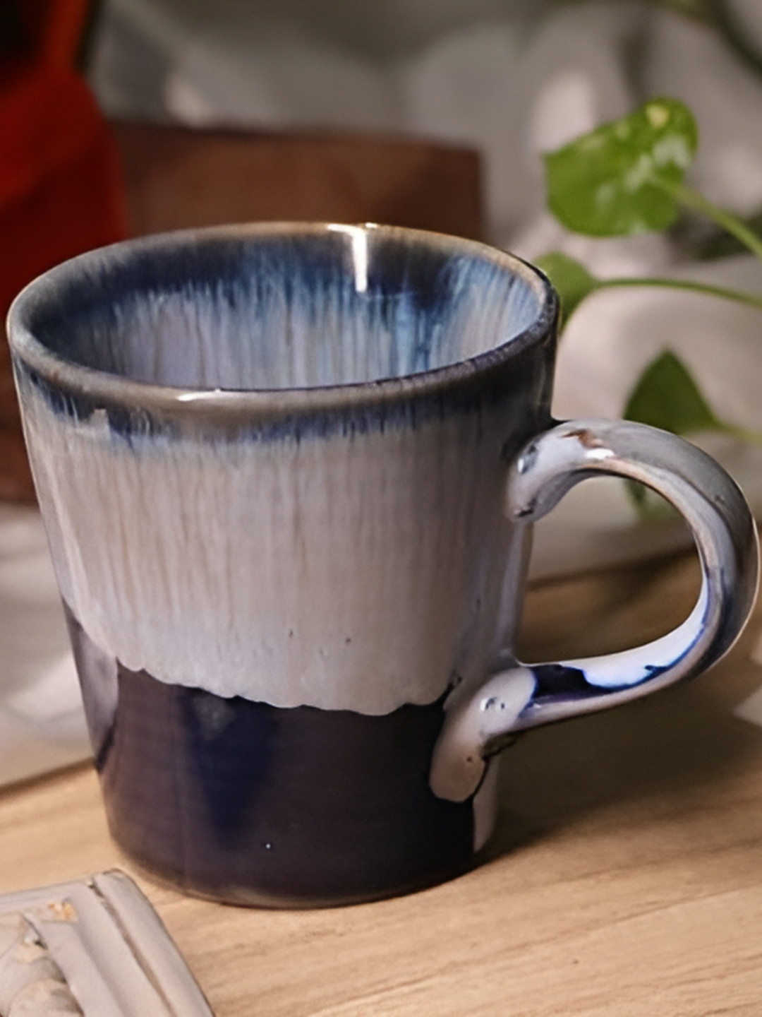 Rare Planet Blue Ceramic Coffee Mug Dishwasher Safe & Microwave Safe
