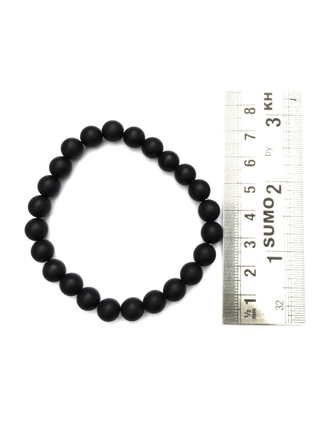 Apnisanskriti Unisex Black Onyx Stone Bracelet