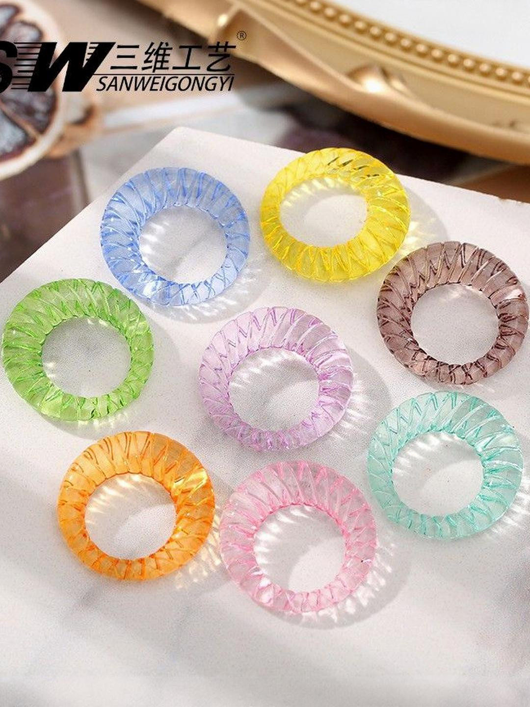 Arzonai Geometric Cold Wind Metal Ring