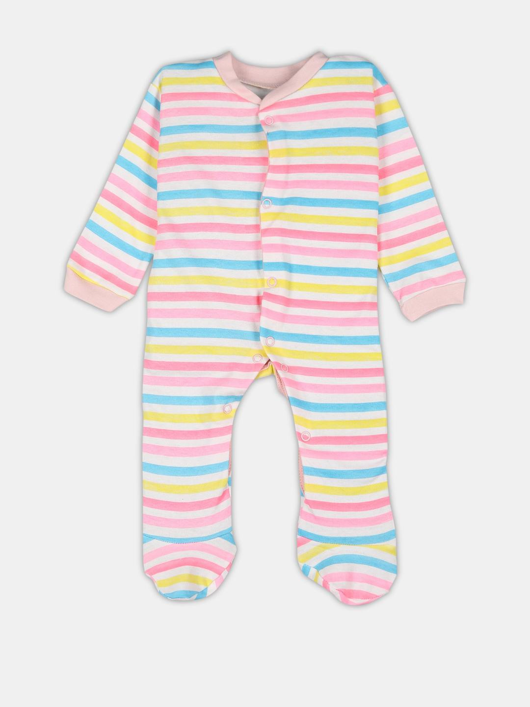 POOJA BABY Pack Of 3 Kids Printed Long Sleeves Jumpsuit