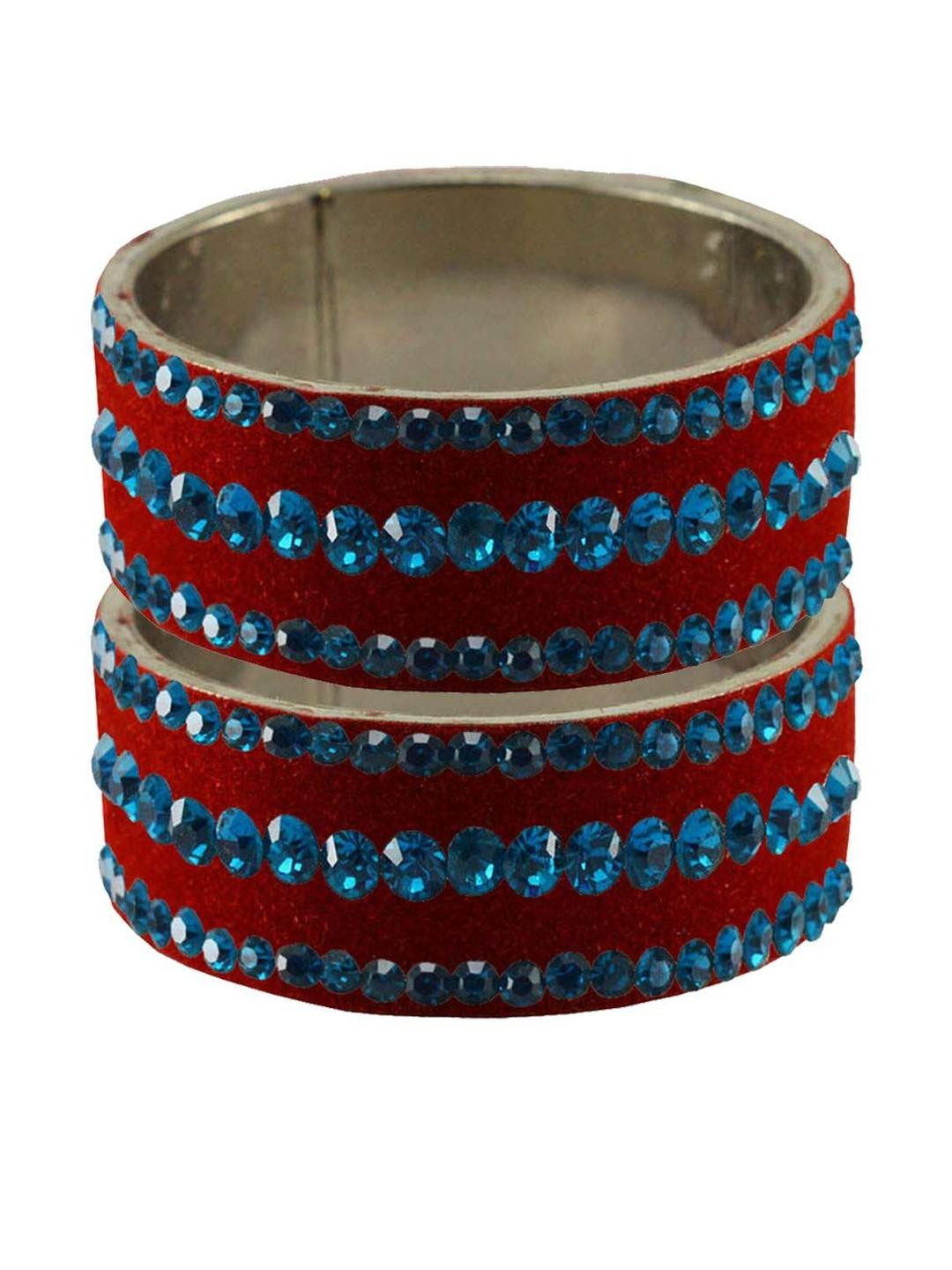 Vidhya Kangan Red Bangle Set
