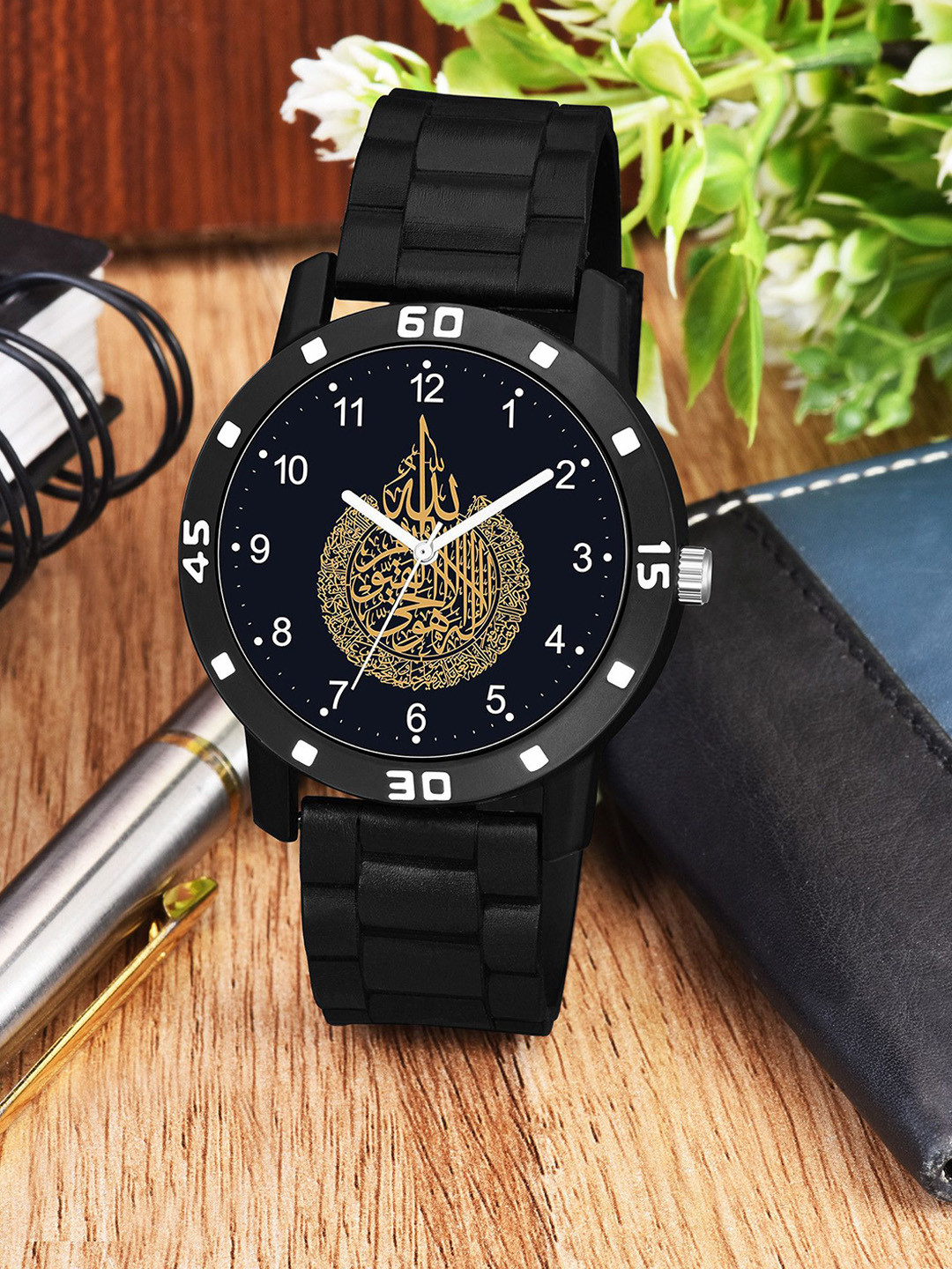 Gopal Shopcart Unisex Dial & Bracelet Style Straps Watch AeviyoBLK-Islamic-NUM04-CD_SH