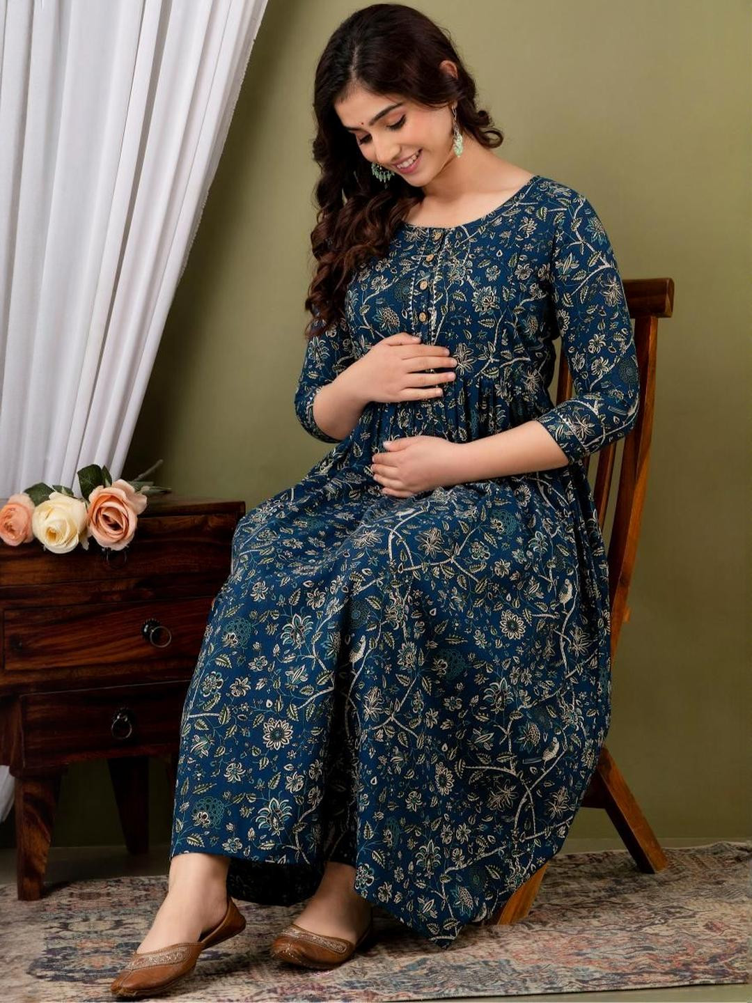 FASHION CLOUD Women Printed A-Line Kurti