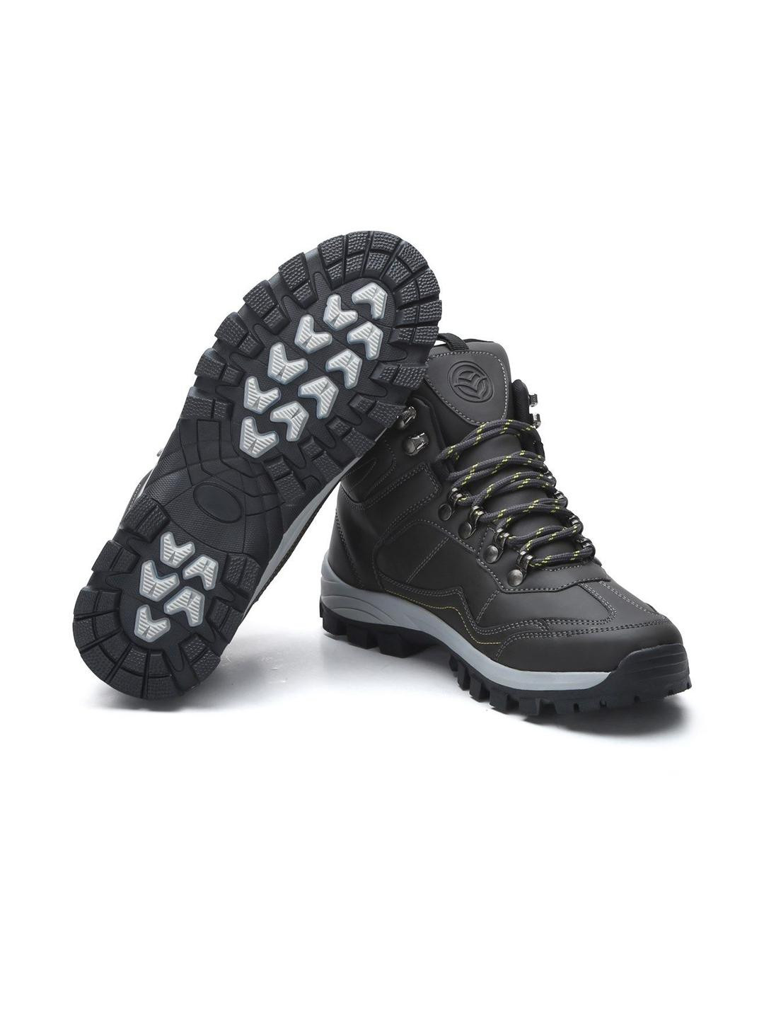 VRACHI Men PU High-Top Trekking Shoes