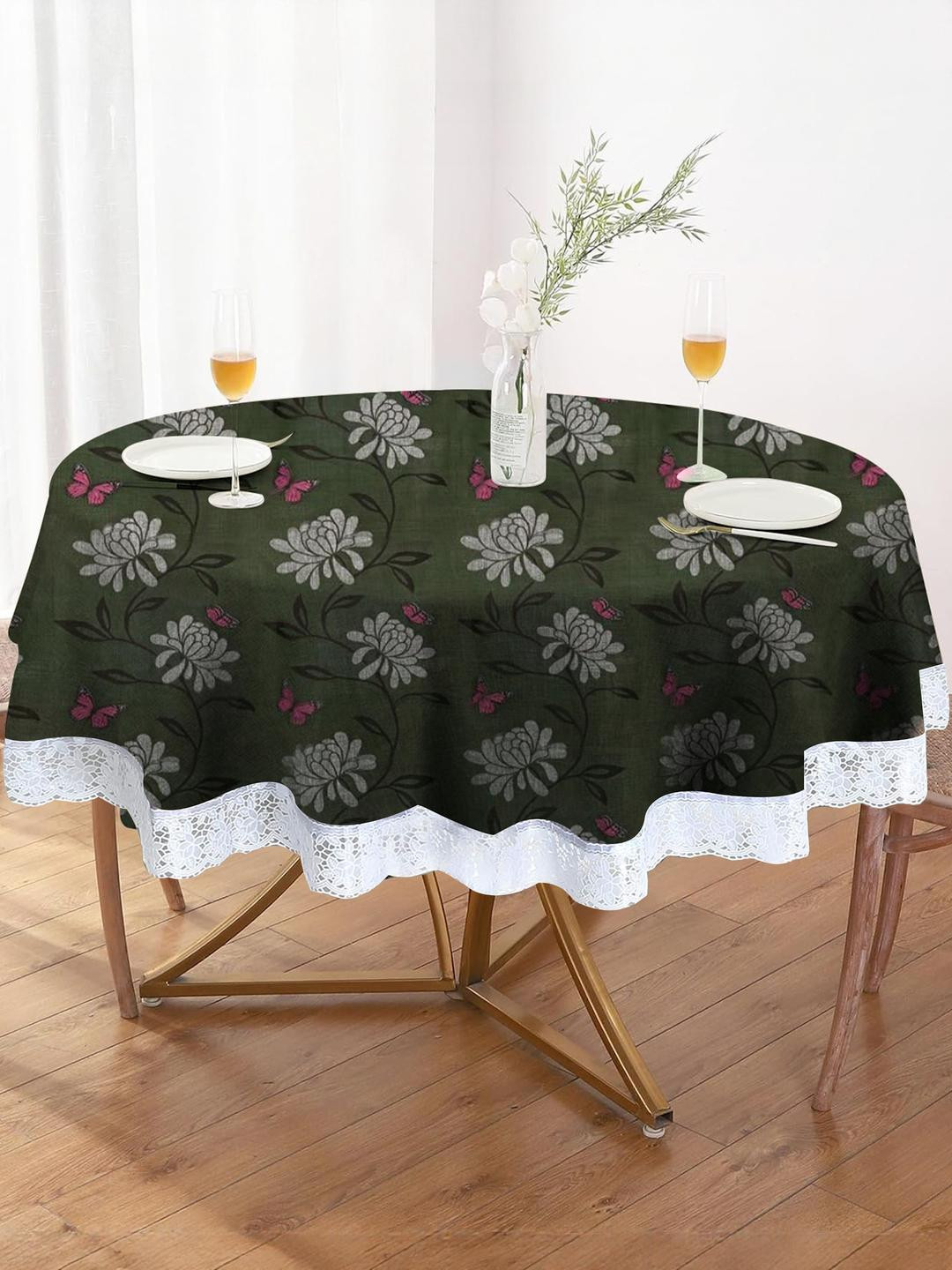 Wings Star Green Plastic Table Covers