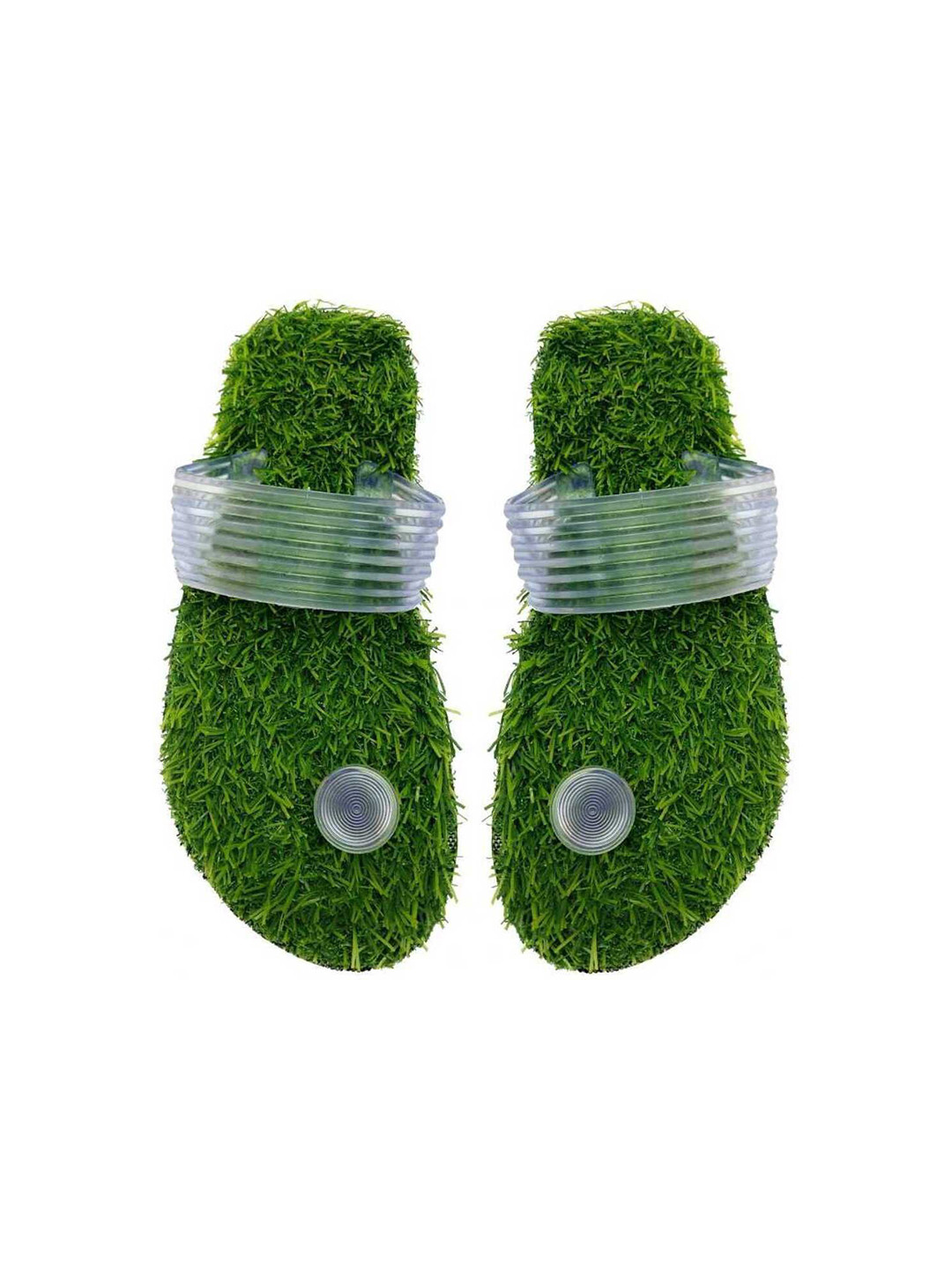 ADJ Men Transparent Flip Flops