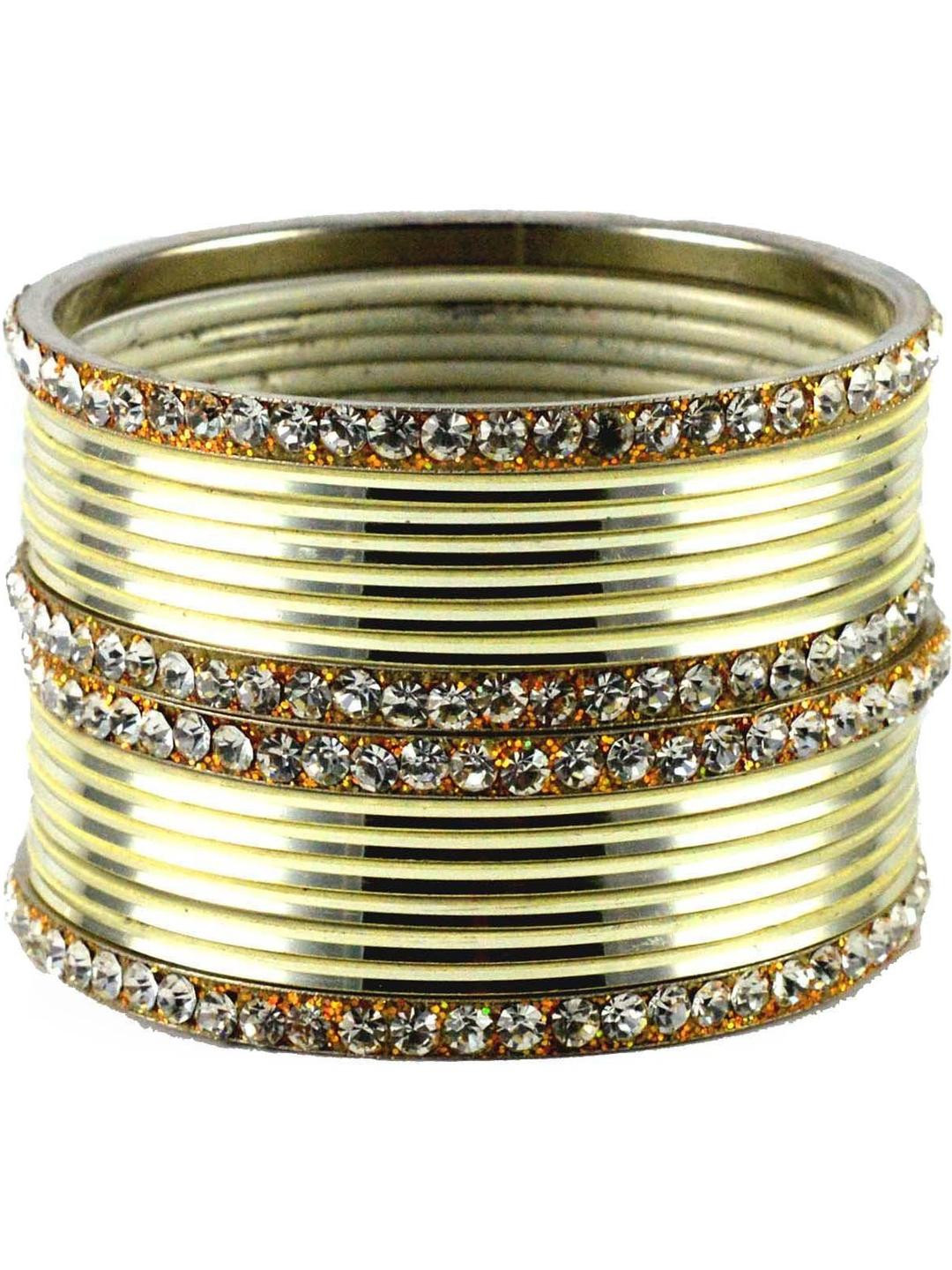 Vidhya Kangan White Bangle Set