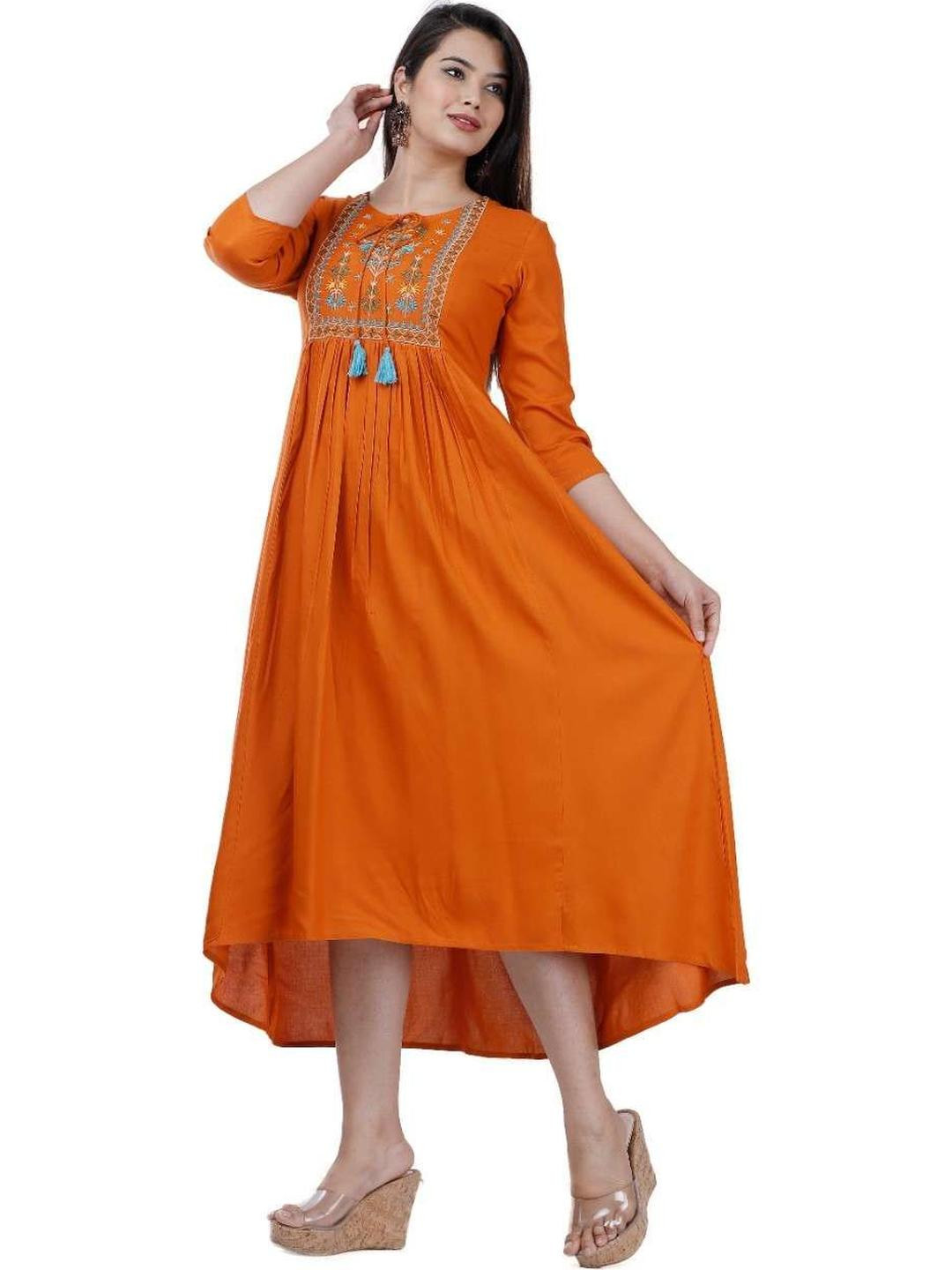 DMP EXPORT Fit & Flare Midi Dress