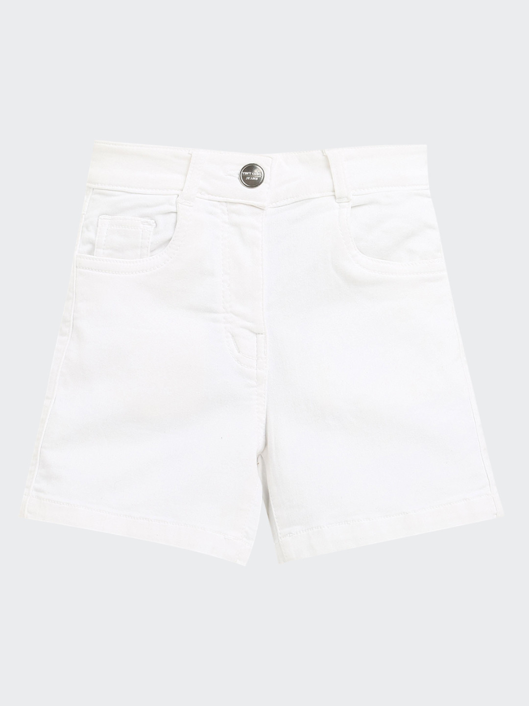 Tiny Girl Barbie Regular Fit Mid-Rise Denim Shorts