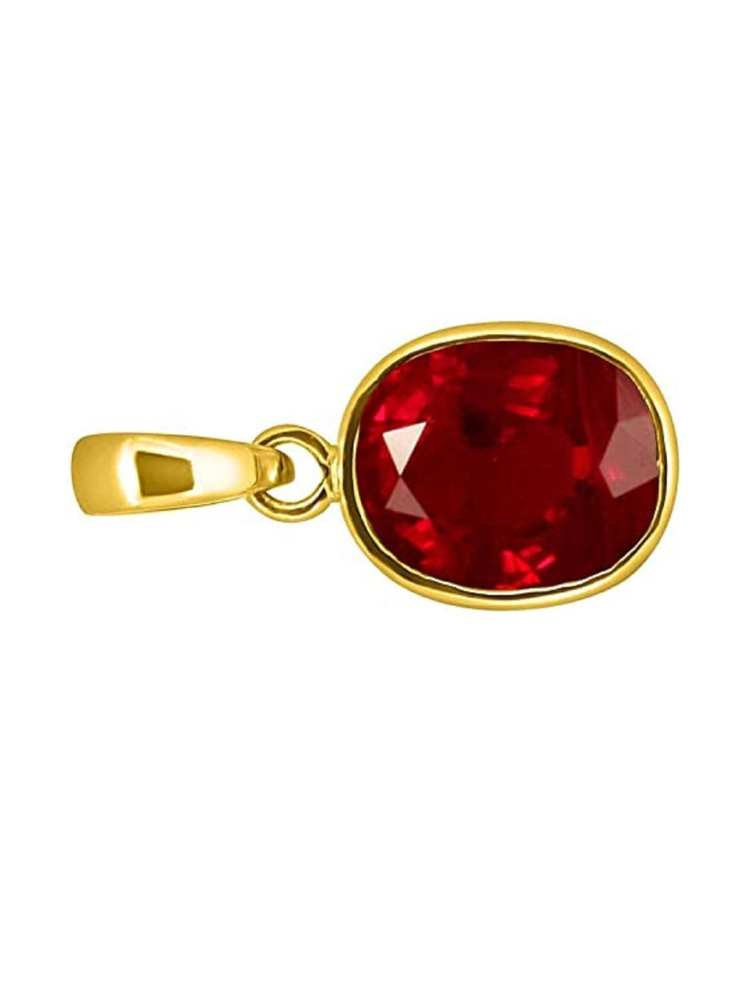 Sidharth Gems Unisex Brass Gold-Plated Pendant