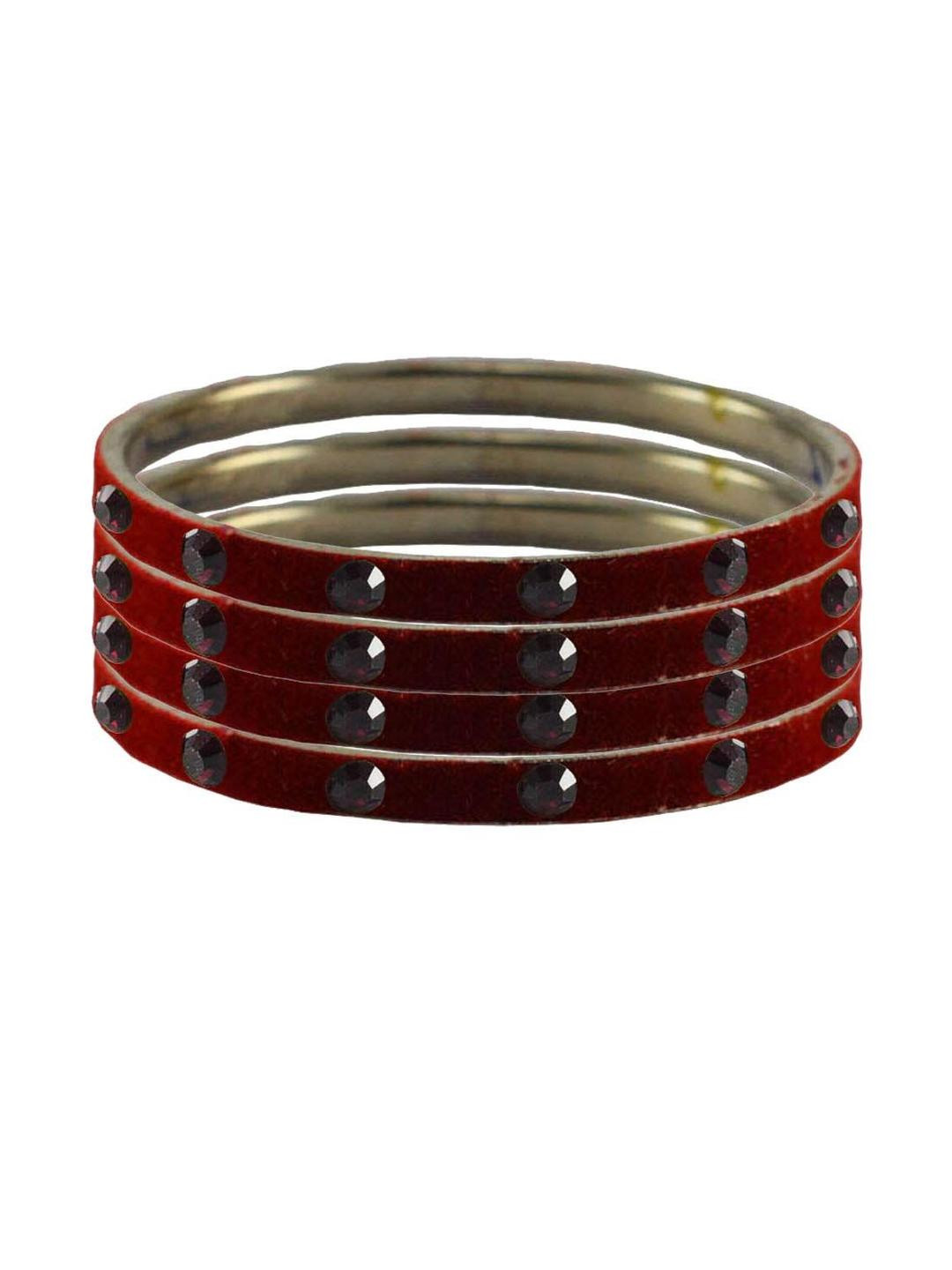 Vidhya Kangan Red Bangle Set