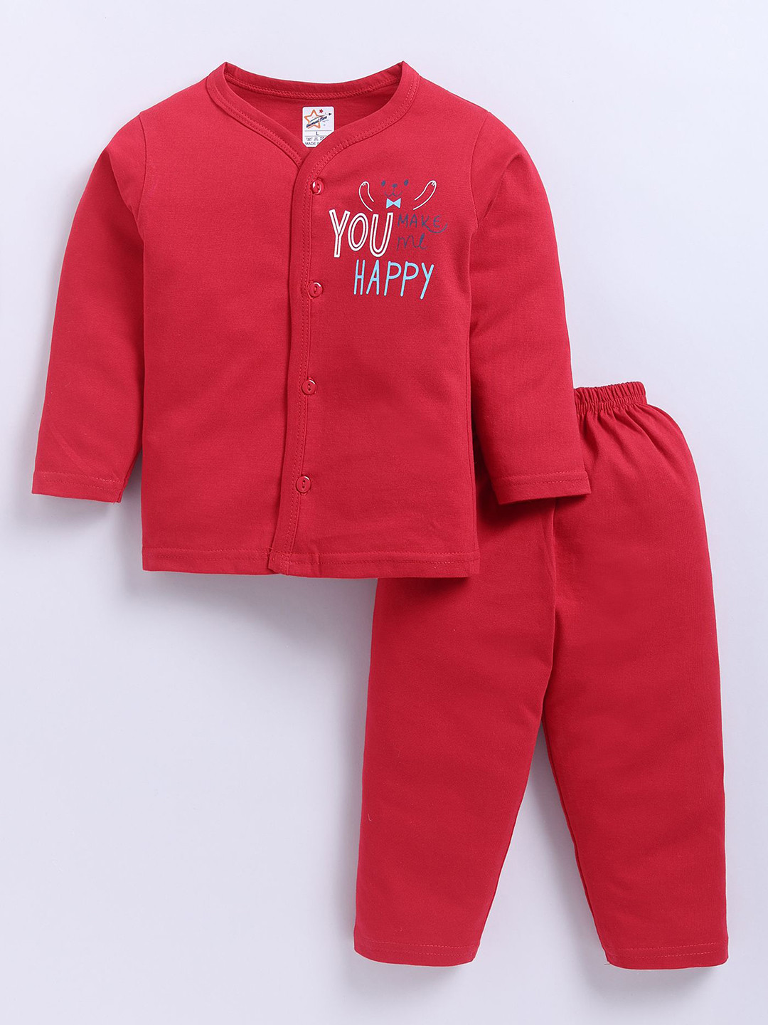 Universal Stars Kids Printed Pure Cotton  Shirt With Trousers
