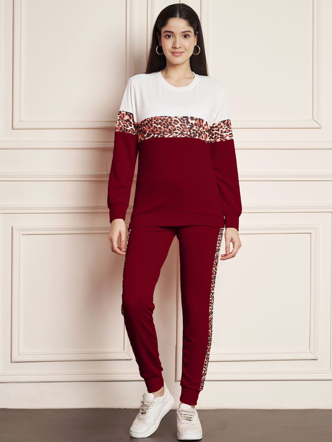 DTR FASHION Animal Printed Tracksuit