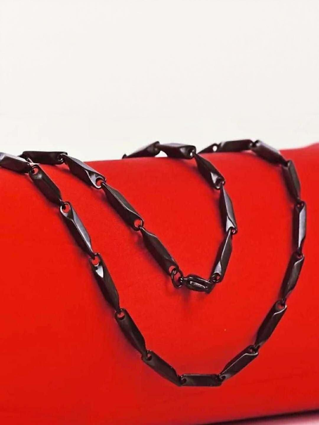 ATRAER Black Stainless Steel Chain