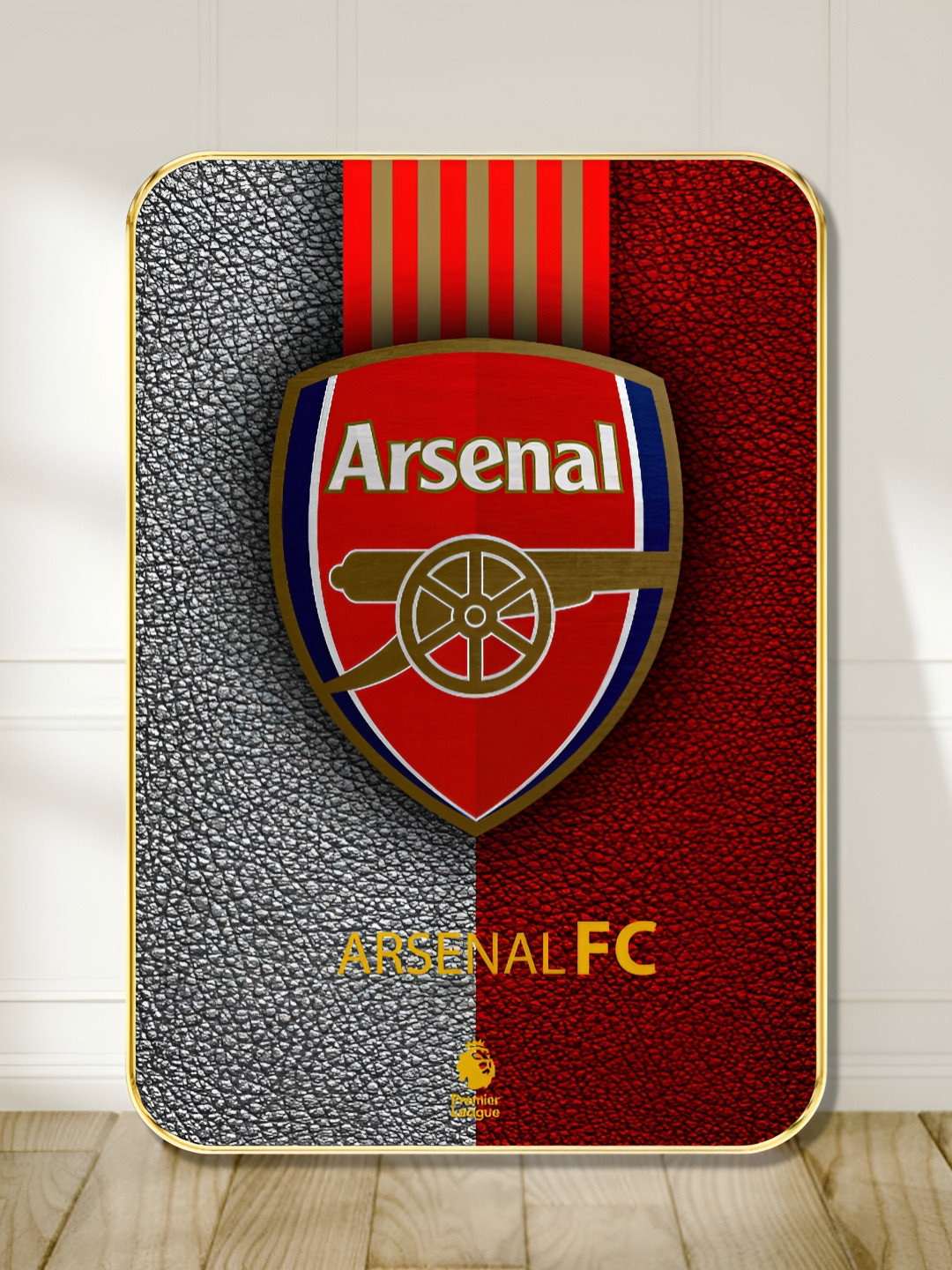 SAF Black & Maroon Arsenal FC Wooden Wall Art
