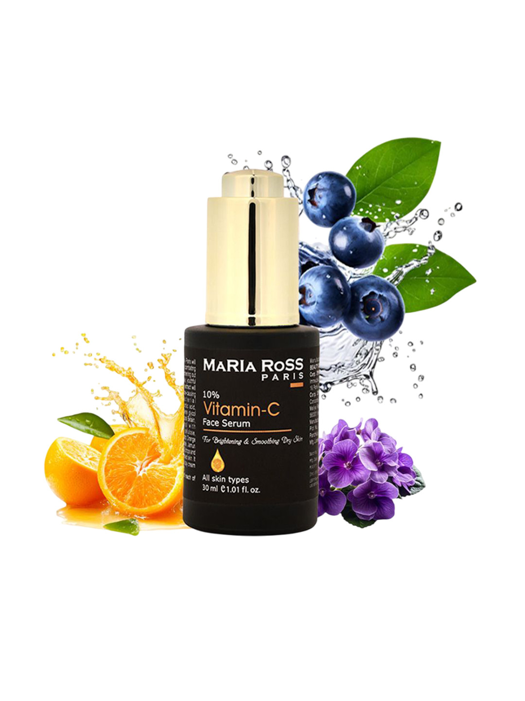 MARIA ROSS PARIS 10% Vitamin C Face Serum for Brightening & Smoothing - 30 ml