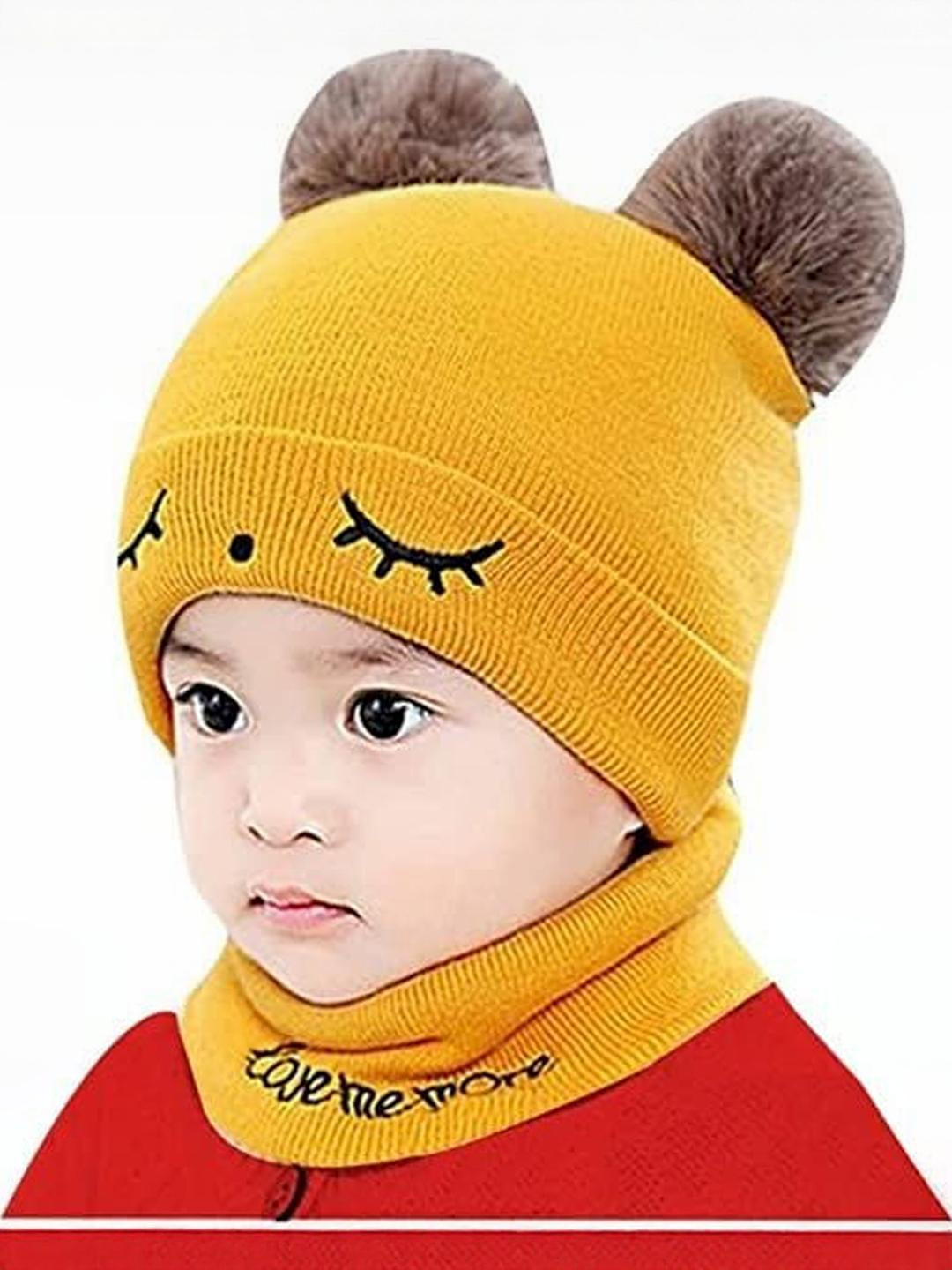 FIRMED STRING Unisex Kids Woollen Caps