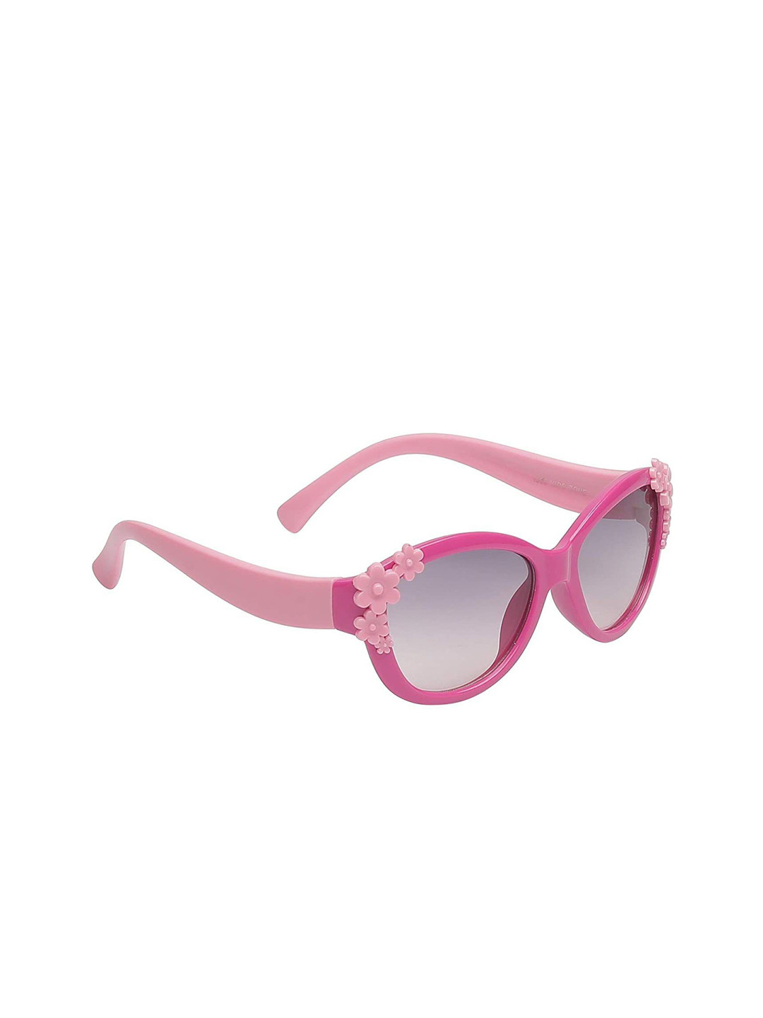 ISHICO Kids Full Rim Polycarbonate Round Sunglasses
