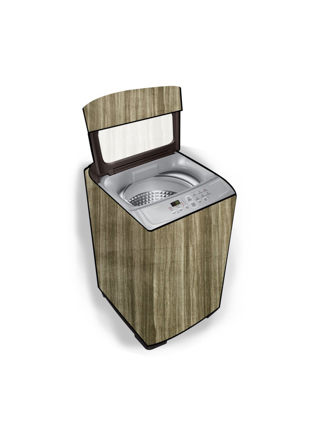 Stylista Printed Waterproof and Dustproof PVC Washing Machine Cover