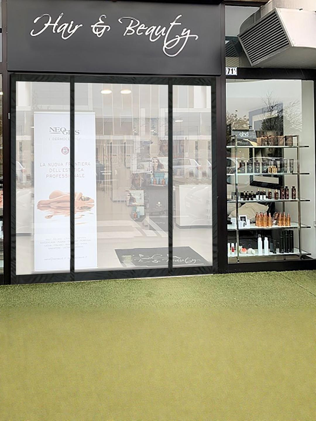 Stylista Transparent Insulated Magnetic Door Curtain - 118 x 94 inch - PVC thickness 0.3mm