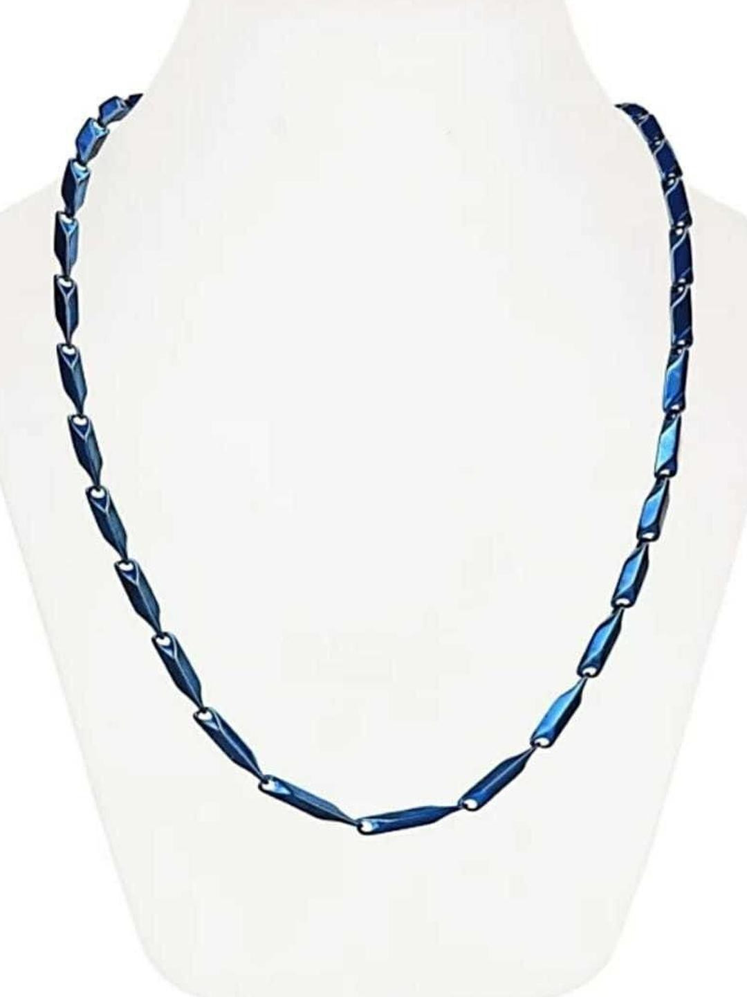 ATRAER Blue Stainless Steel Chain