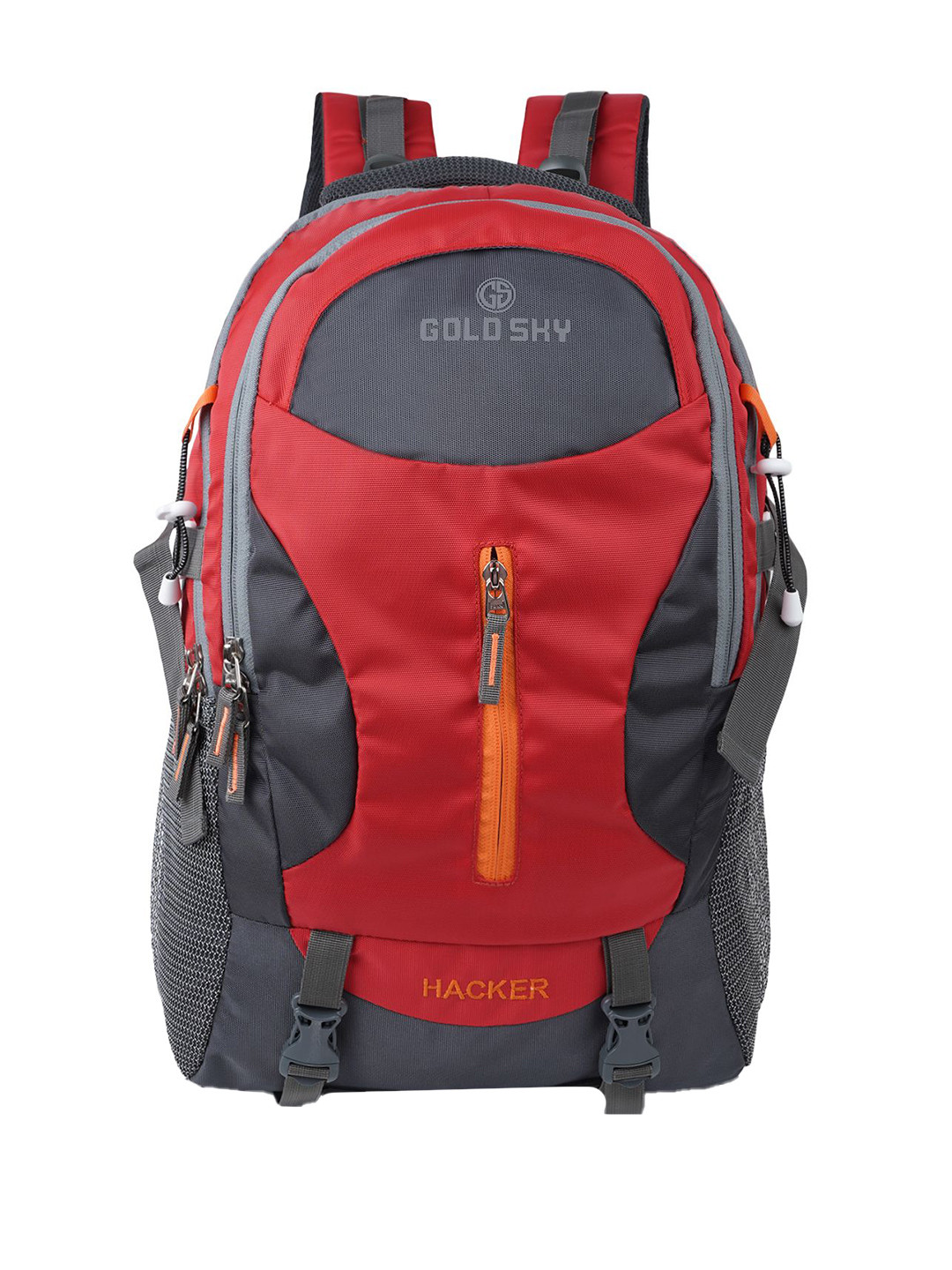 GOLD SKY Men Colourblocked Backpack with Hip Strap