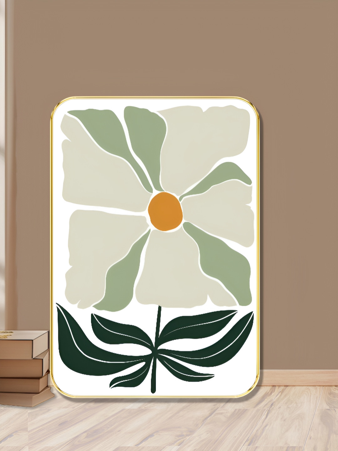 SAF Minimalist Wood Wall Rectangle Paintings Wall Art - 24 x 18 In