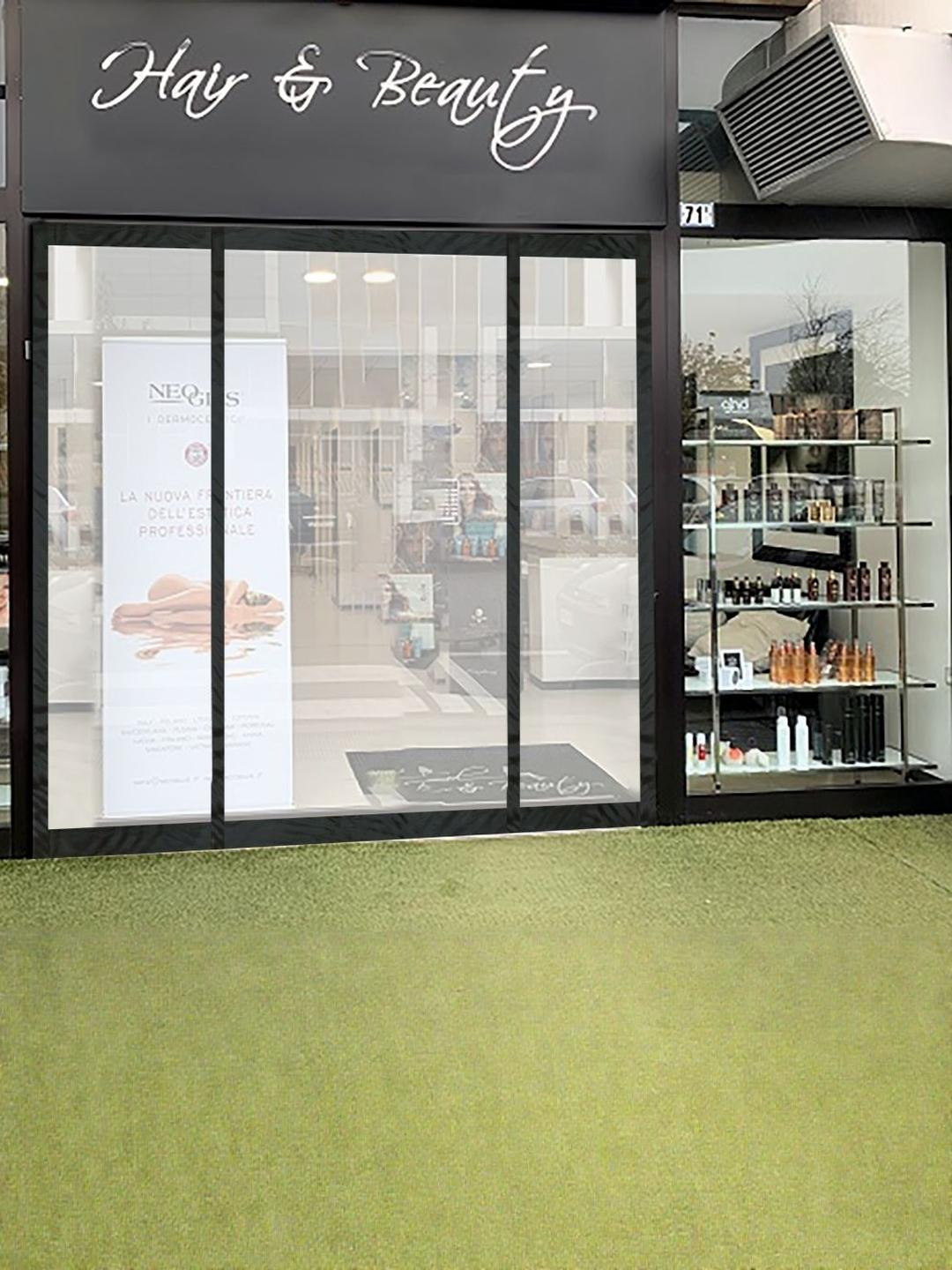 Stylista Transparent Insulated Magnetic Door Curtain - 106 x 94 inch - PVC thickness 0.3mm