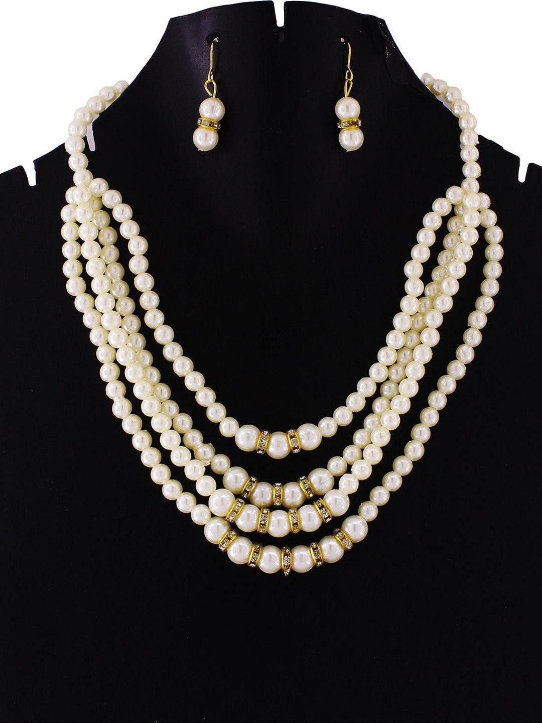 Guarantee Ornament House Alloy Gold-Plated Jewellery Set