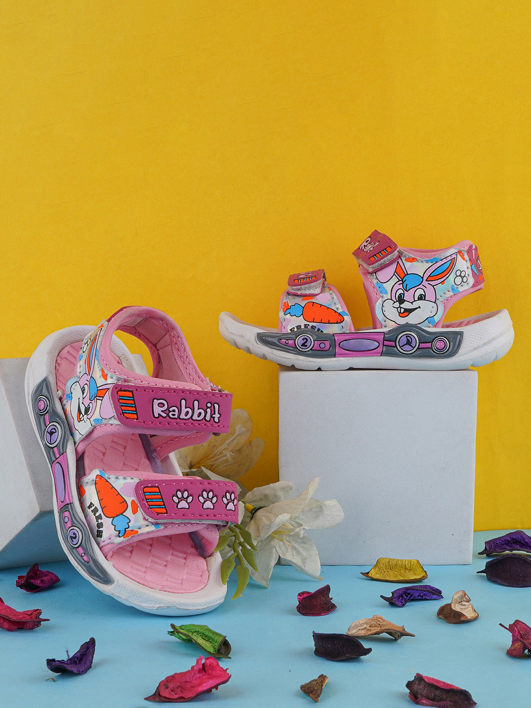 LMG Lifestyle Kids Rabbit Cartoon Characters Comfort Sandals