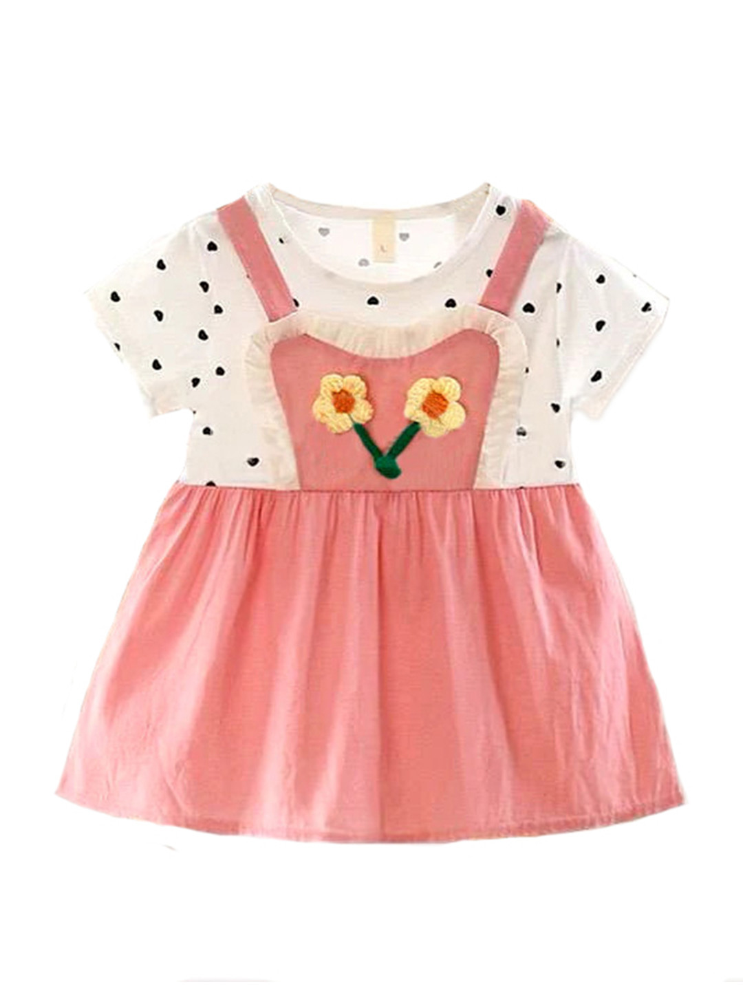 Bold N Elegant Girls Summer Pinafore Dress