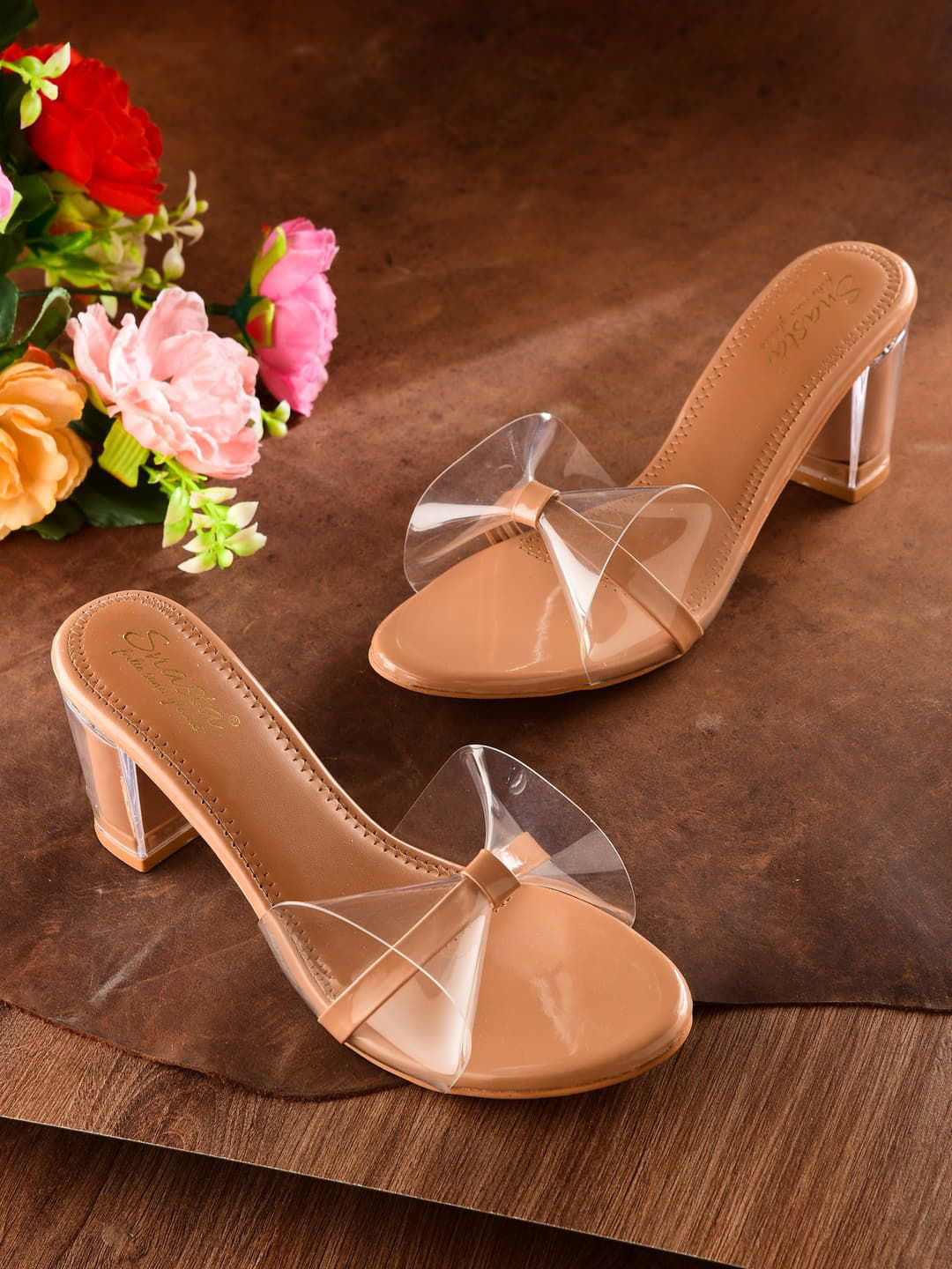 Snasta Regular Block Mules with Bows