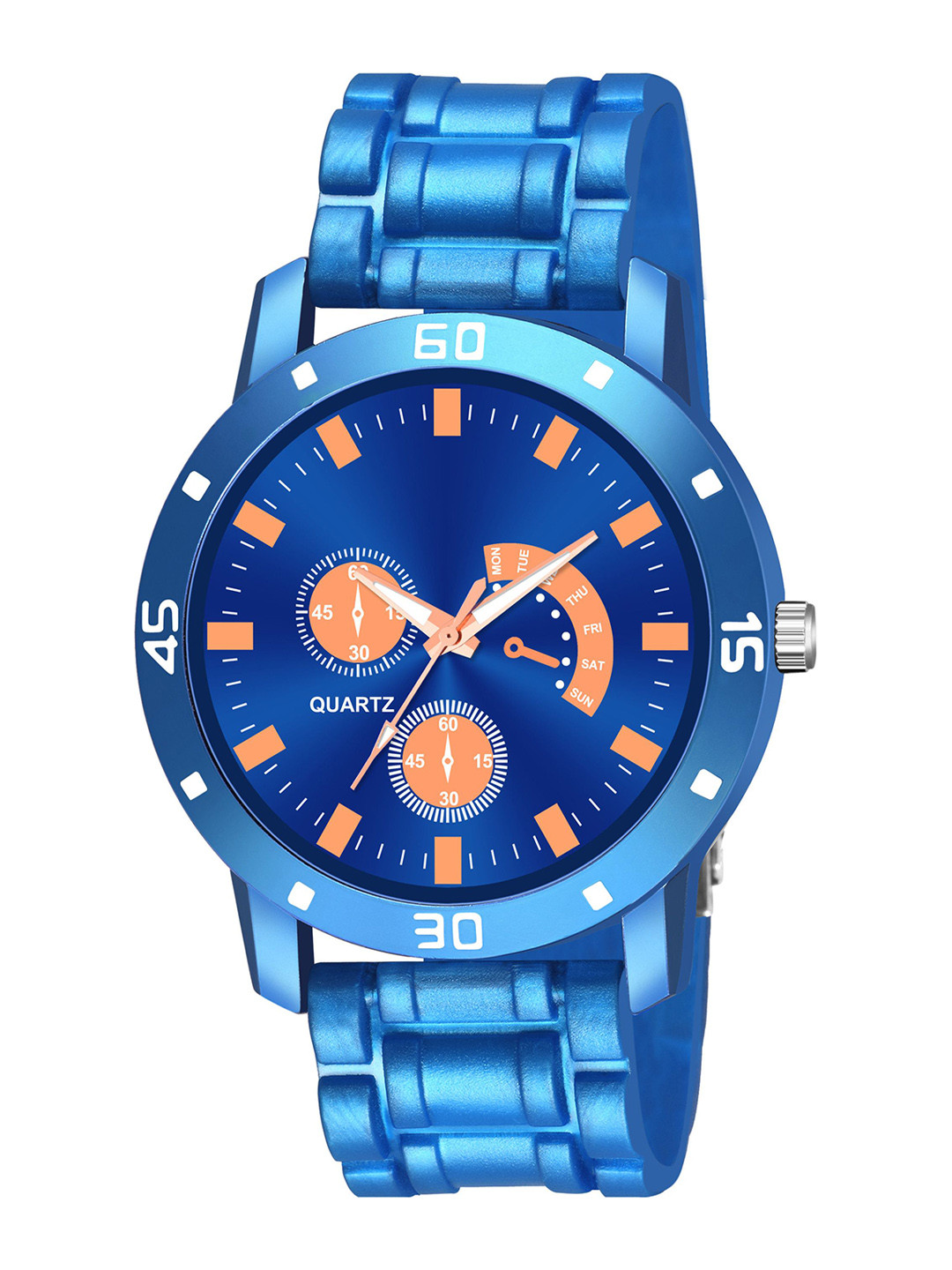 Gopal Shopcart Unisex Dial & Bracelet Style Straps Watch Aeviyo-BLU-RG-D-801BLU_SH