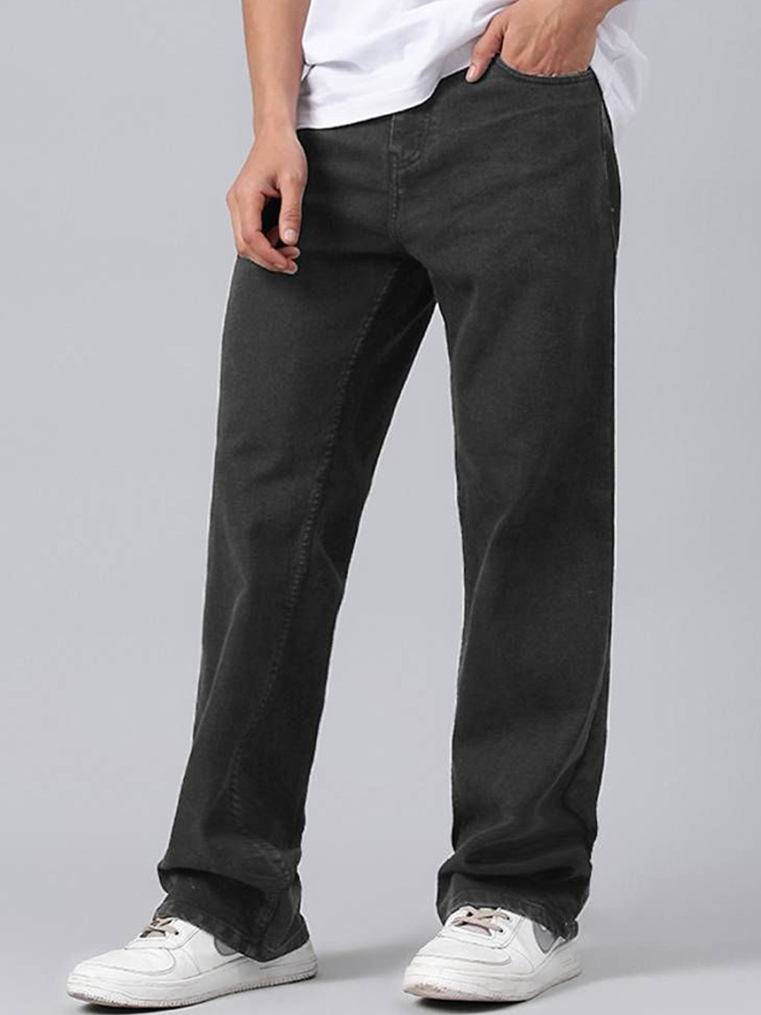 Stylecast X Kotty Men Regular Fit Mid-Rise Stretchable Jeans