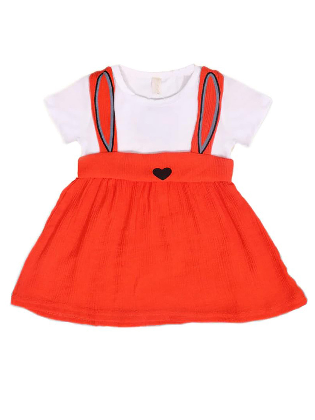 Bold N Elegant Girls Cartoon Pinafore Mini Dress