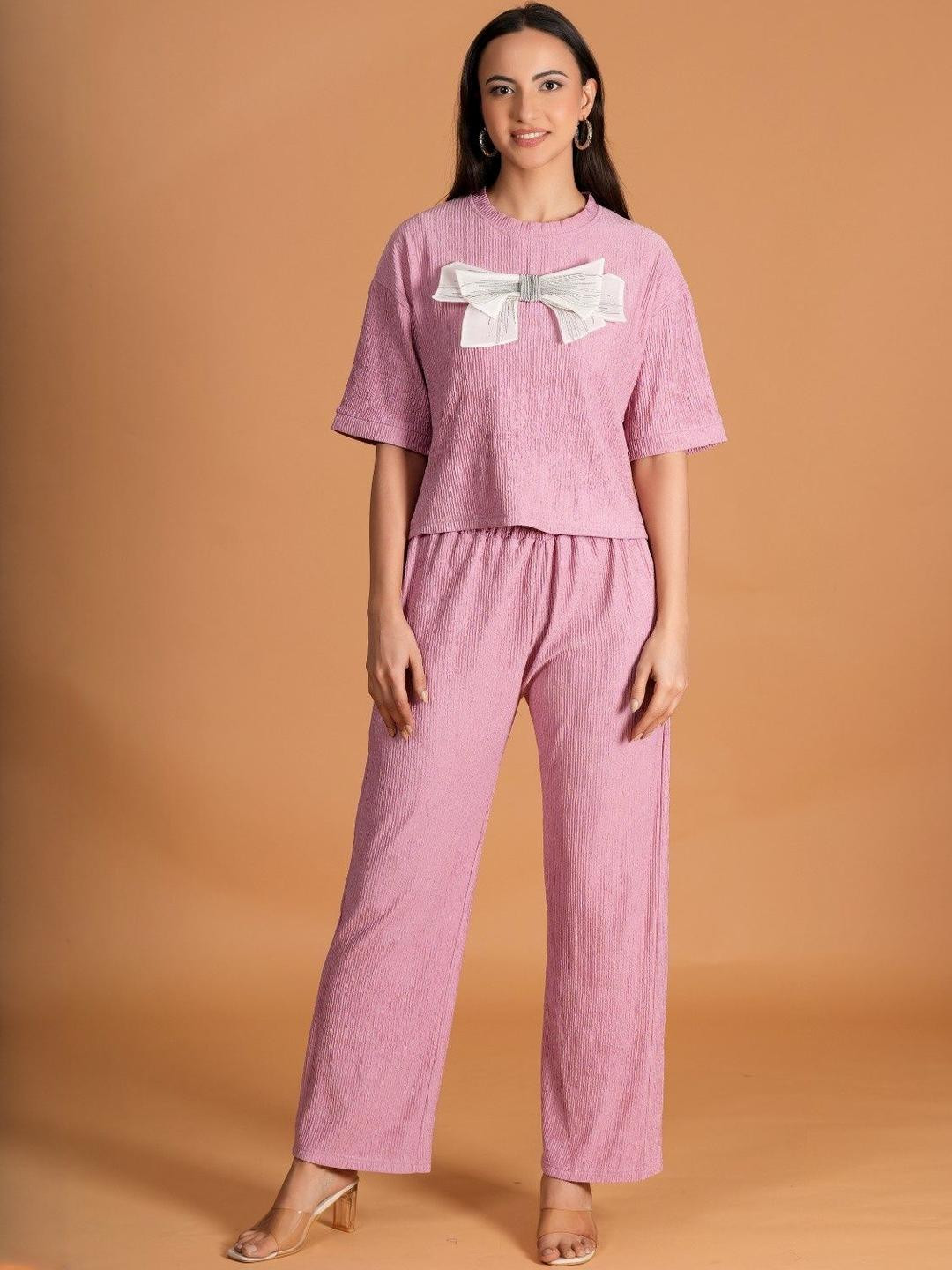 Dreambe Women Solid Print Regular Wear Co-ord Set