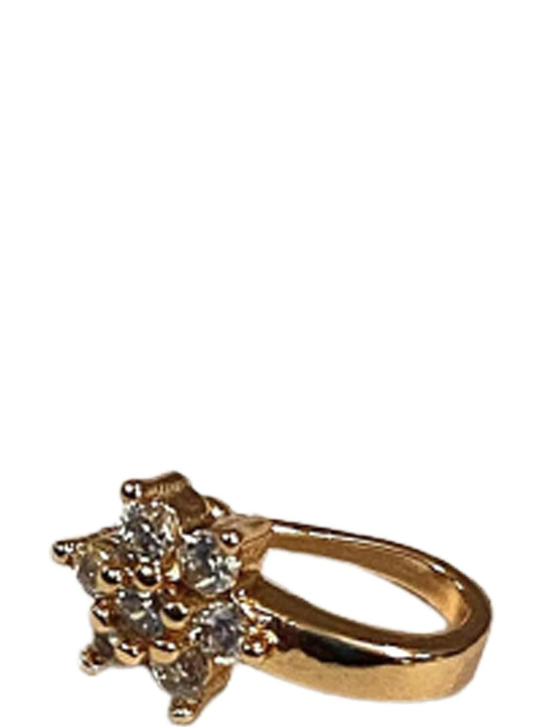 SHREEVARAM Gold-Plated Brass Metal Nose Stud